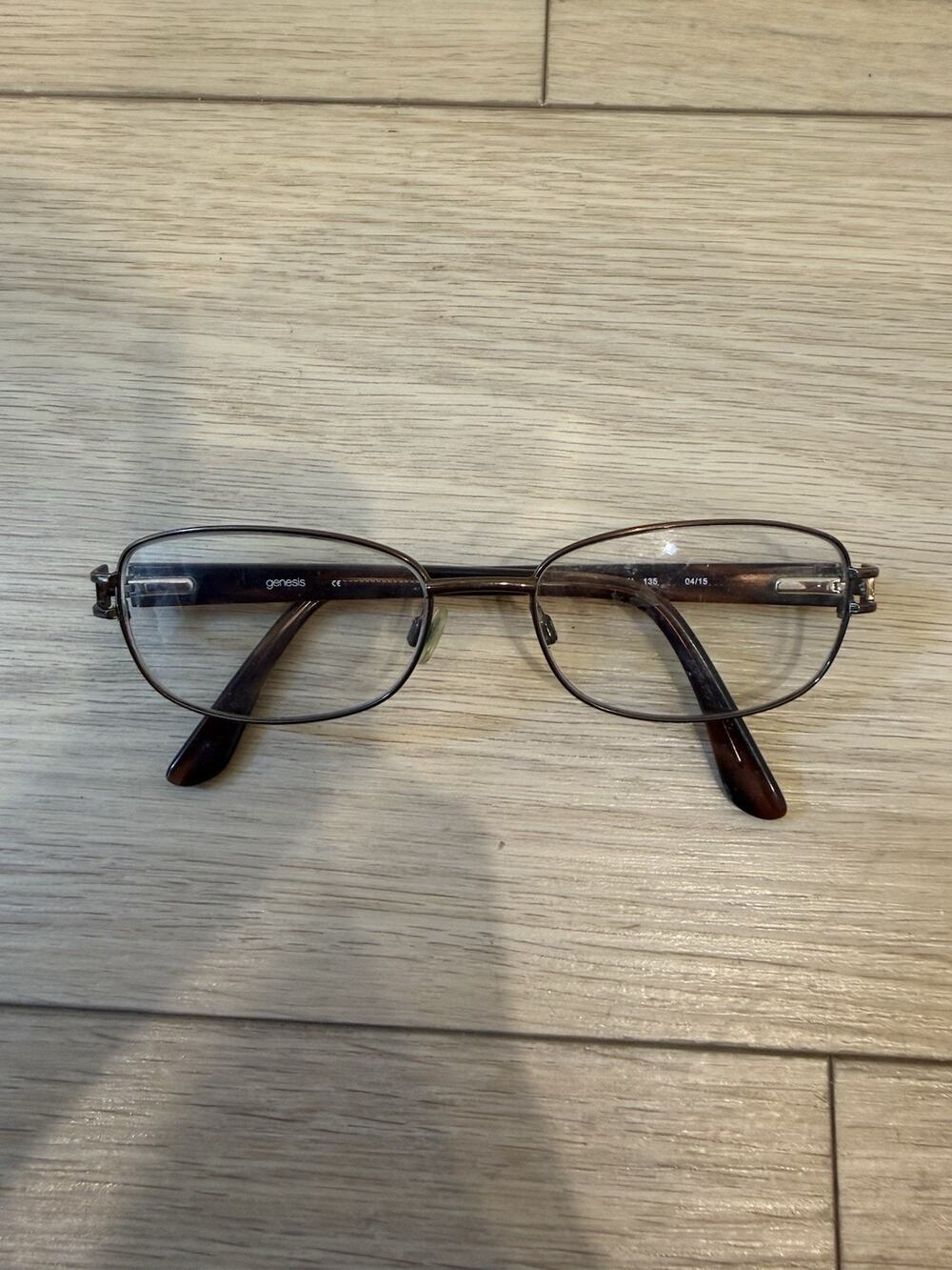 Genesis G5017 Brown Tortoise Oval Eyeglasses Frames 53-16-135 Womens Classic